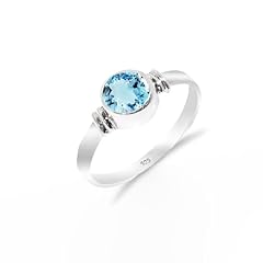 Bague topaze bleue d'occasion  Livré partout en France