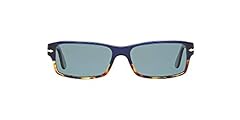 Persol PO2747S Rectangular Sunglasses, Havana/Blue/Blue for sale  Delivered anywhere in USA 