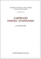 Carteggio pascoli d usato  Spedito ovunque in Italia 
