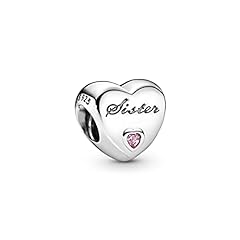 Pandora Jewelry Sister's Love Cubic Zirconia Charm for sale  Delivered anywhere in USA 
