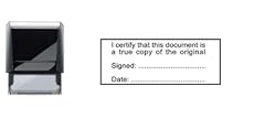 Notary stamp true for sale  Delivered anywhere in UK