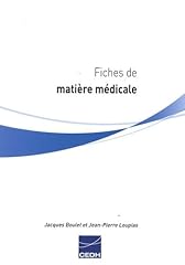 Fiches matière médicale d'occasion  Livré partout en France