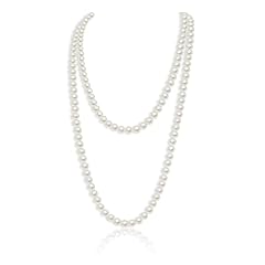 Long pearl necklaces for sale  Delivered anywhere in UK