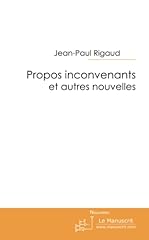 Propos inconvenants nouvelles d'occasion  Livré partout en France