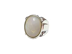 Opal Men Ring Natural Ethiopian Opal Ring 12x16 mm for sale  Delivered anywhere in UK