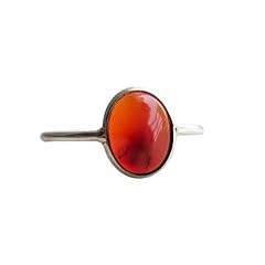 Carnelian ring 925 for sale  Delivered anywhere in UK