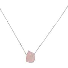 Moon Baby Jewelry Raw Rose Quartz Necklace-Gemstone for sale  Delivered anywhere in Canada