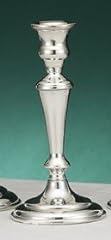 Pewter trumpet candlestick for sale  Delivered anywhere in USA 