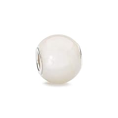 Trollbeads round white for sale  Delivered anywhere in USA 