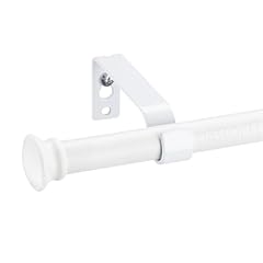 Curtain rods white for sale  Delivered anywhere in USA 