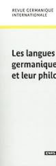 Revue germanique international d'occasion  Livré partout en France