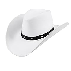 White cowboy hat for sale  Delivered anywhere in Ireland