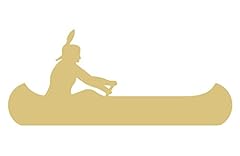 Canoe indian cutout for sale  Delivered anywhere in USA 