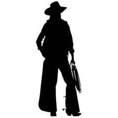 Sp12462 cowboy silhouette for sale  Delivered anywhere in USA 