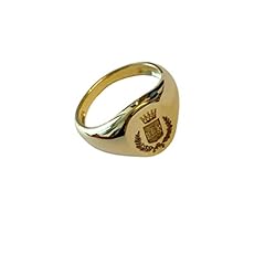 Crest engrave ring for sale  Delivered anywhere in UK
