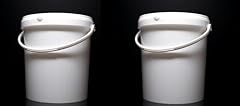 Litre round plastic for sale  Delivered anywhere in UK