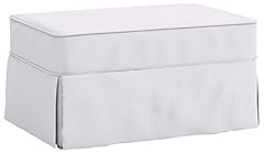 Cotton ottoman slipcover for sale  Delivered anywhere in USA 