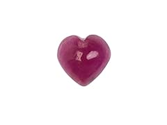 Ruby heart cabochon for sale  Delivered anywhere in Ireland