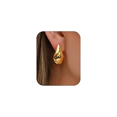 Gold earring dupes for sale  Delivered anywhere in USA 