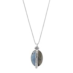 Used, Silpada 'Balance is the Key' Labradorite Pendant Necklace for sale  Delivered anywhere in USA 