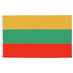 Flag bandiera lituania usato  Spedito ovunque in Italia 