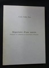 Répertoire oeuvre. peintures d'occasion  Livré partout en France