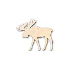 Unfinished wood moose for sale  Delivered anywhere in USA 
