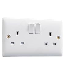 Double socket white for sale  Delivered anywhere in UK