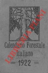 Calendario forestale italiano usato  Spedito ovunque in Italia 