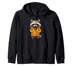 Raccoon wearing raincoat for sale  Delivered anywhere in UK
