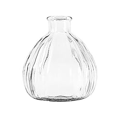 Transparent glass vase for sale  Delivered anywhere in UK