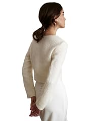 White bridal bolero for sale  Delivered anywhere in USA 