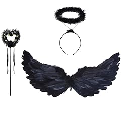 Black angel wings for sale  Delivered anywhere in UK