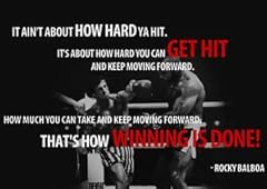 Rocky balboa quote for sale  Delivered anywhere in UK