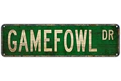 Street sign gamefowl for sale  Delivered anywhere in USA 