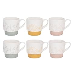 Set stackable floral for sale  Delivered anywhere in UK