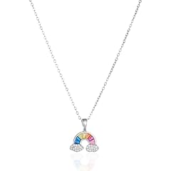Collana arcobaleno pendente usato  Spedito ovunque in Italia 