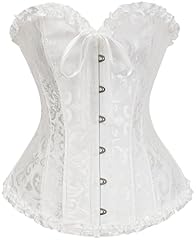 Vrapo white corset for sale  Delivered anywhere in USA 