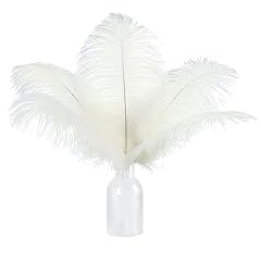 10pcs white ostrich for sale  Delivered anywhere in UK