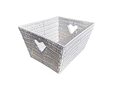 White wicker storage for sale  Delivered anywhere in UK