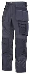 Used, Snickers DuraTwill Kneepad Work Trousers 3212, Navy for sale  Delivered anywhere in UK