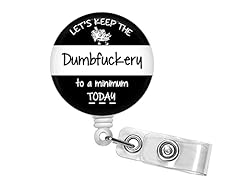 Dumbfuckery badge reel for sale  Delivered anywhere in USA 