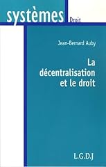 Décentralisation droit d'occasion  Livré partout en France