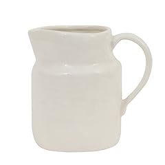 White stoneware creamer for sale  Delivered anywhere in USA 