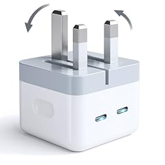Dual usb plug for sale  Delivered anywhere in UK