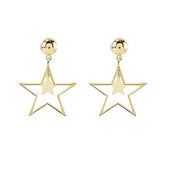 Star drop earrings for sale  Delivered anywhere in USA 