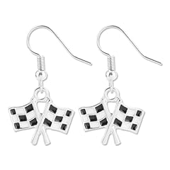 Boucle oreille damier d'occasion  Livré partout en France