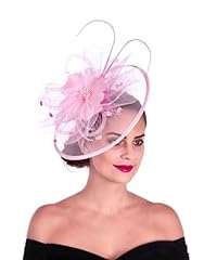Flower feather headband for sale  Delivered anywhere in UK