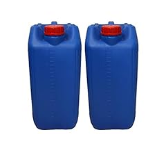 Induna Heavy Duty 25l Water Container Blue X2 / Jerry for sale  Delivered anywhere in UK
