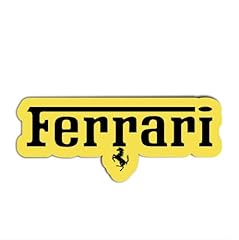 Ferrari gelb sticker gebraucht kaufen  Wird an jeden Ort in Deutschland